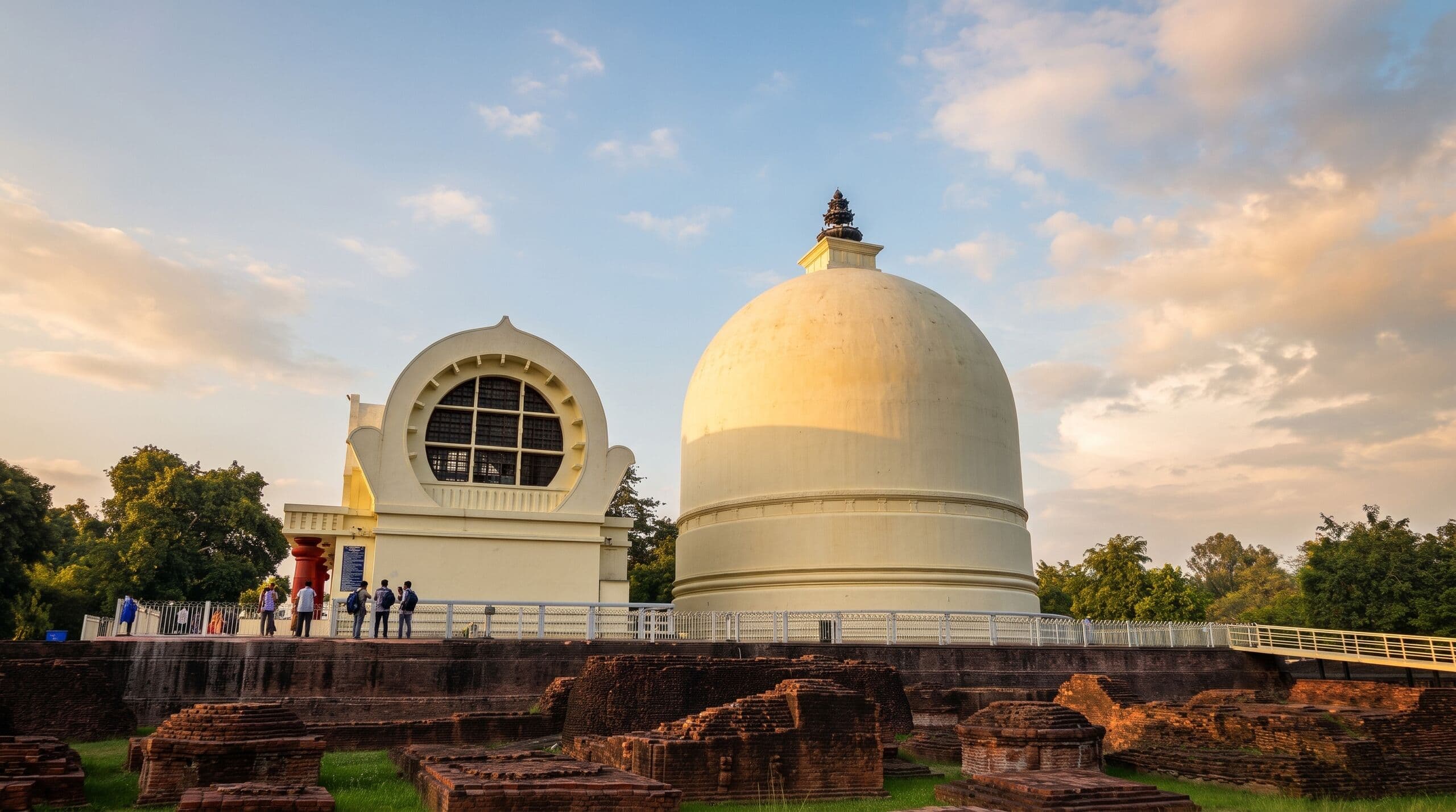 The Parinibbana Stupa at Kushinagar